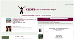 Desktop Screenshot of cesnur.org