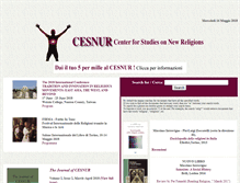 Tablet Screenshot of cesnur.org